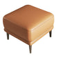 Square Footstools Genuine Leather Foot Stool , 15.6 Inch Width Clearhalo 'furn' 'furn_ottomans_poufs' 'Furniture' 'Living Room Furniture' 'Ottomans & Poufs' 'ottomans_poufs' 7468740