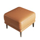 Quadratmeter große Lederfußhocker, 16,38 Zoll Höhe