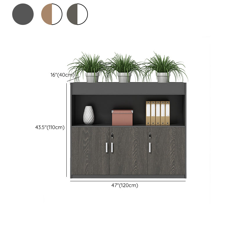 Nordic Lateral File Cabinet Holzrahmenschlüssel -Sperrdateischrank