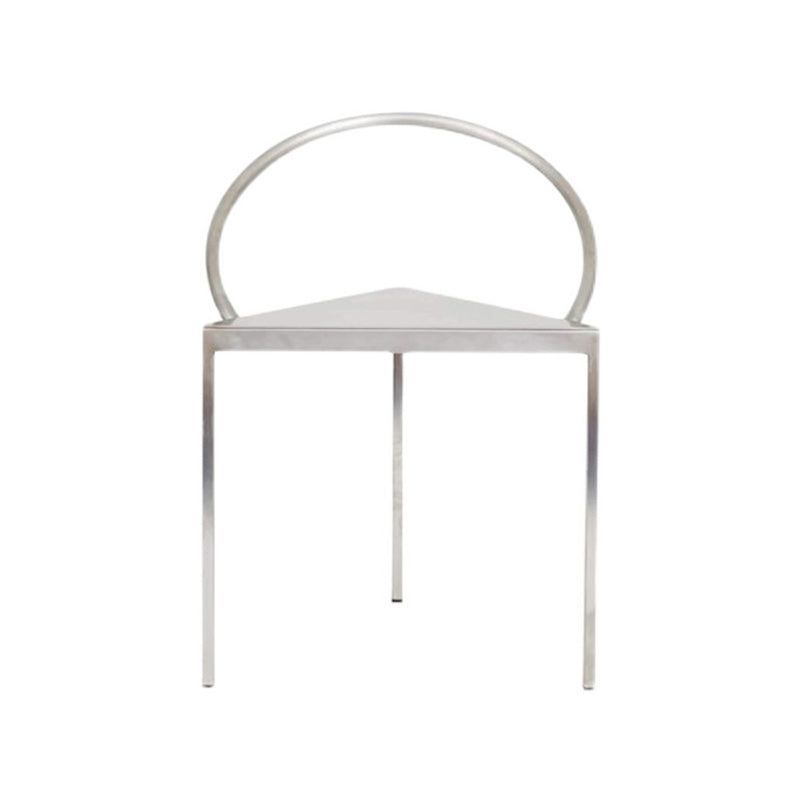 Industrial Arm Chair Metal Open Back Dining Room Chair for Dining Room