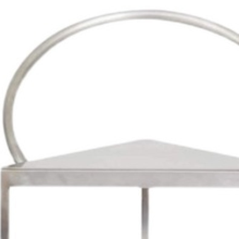 Industrial Arm Chair Metal Open Back Dining Room Chair for Dining Room