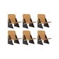 Industrial Style Arm Chair Open Back Wood Dining Room Chair for Dining Room
