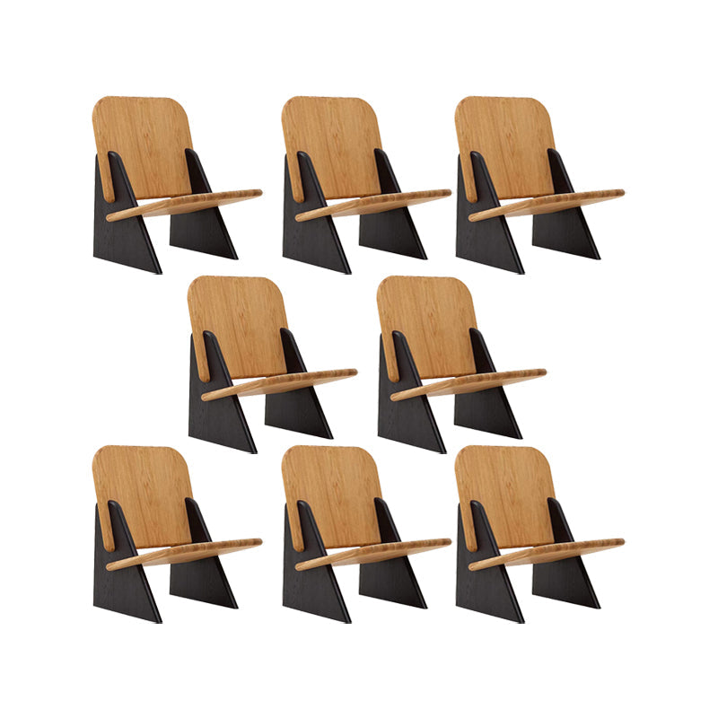 Industrial Style Arm Chair Open Back Wood Dining Room Chair for Dining Room