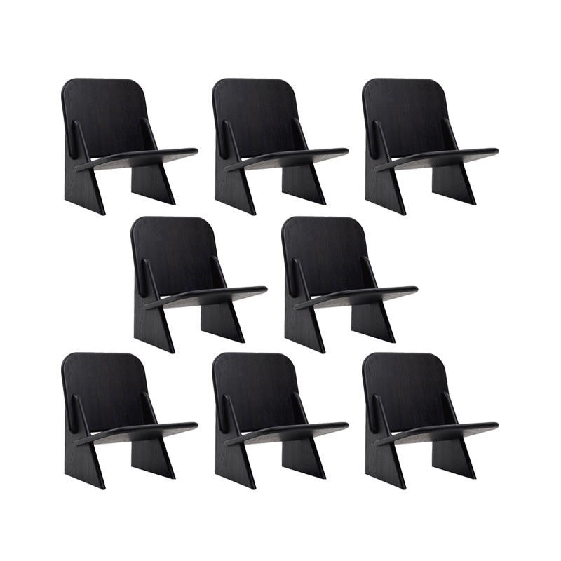 Industrial Style Arm Chair Open Back Wood Dining Room Chair for Dining Room