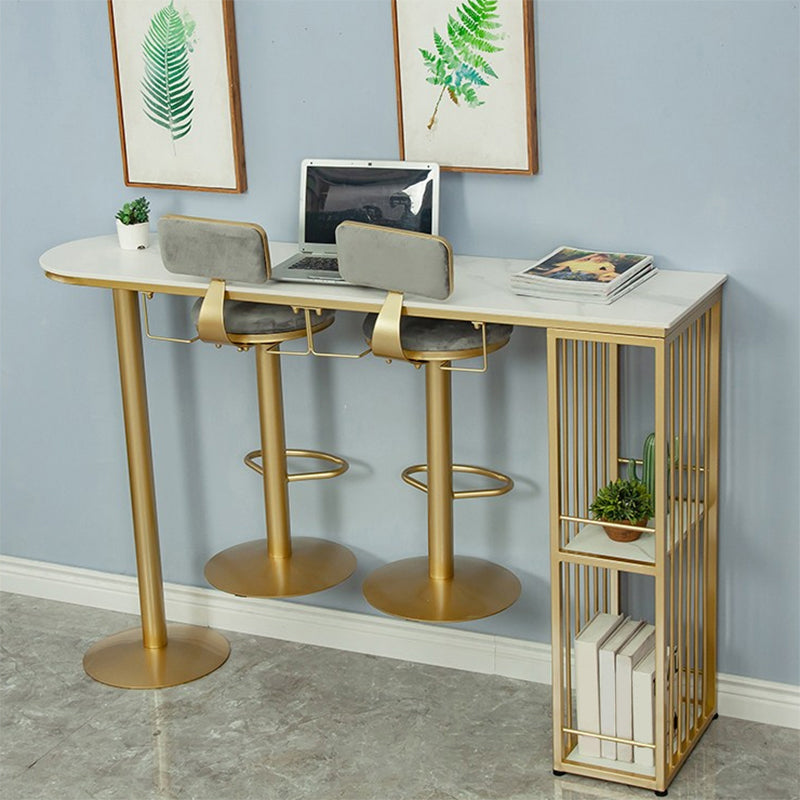 Modern Style Stone Bar Table Set 1/2/3 Pcs Specialty Bar Set for Indoor Clearhalo 'Bar Furniture' 'furn' 'furn_home_bar_bar_sets' 'Furniture' 'Home Bars & Bar Sets' 'home_bar_bar_sets' 'Kitchen & Dining Furniture' 7469869