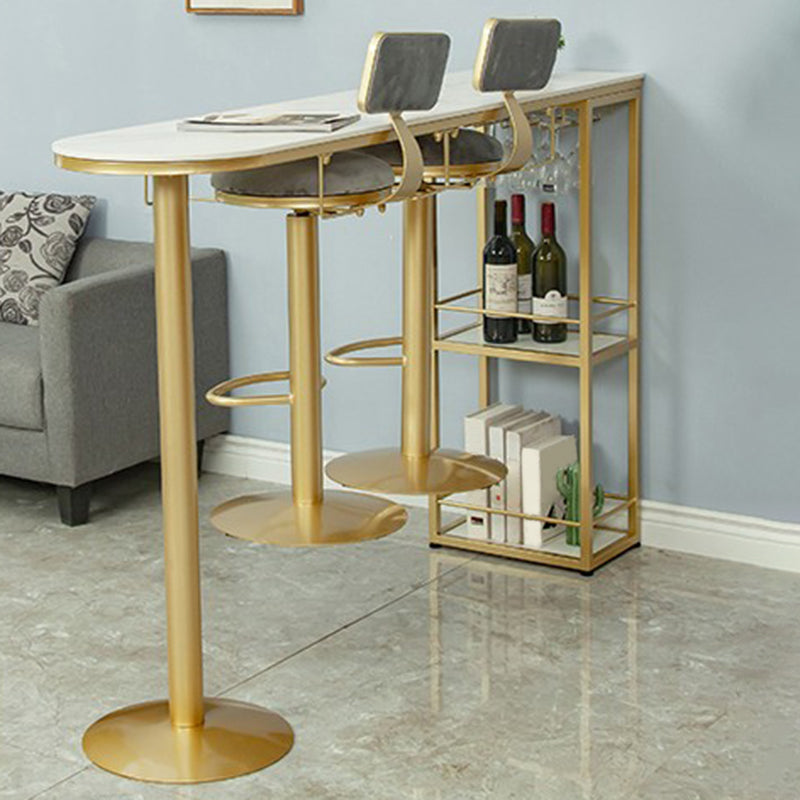 Modern Style Stone Bar Table Set 1/2/3 Pcs Specialty Bar Set for Indoor Clearhalo 'Bar Furniture' 'furn' 'furn_home_bar_bar_sets' 'Furniture' 'Home Bars & Bar Sets' 'home_bar_bar_sets' 'Kitchen & Dining Furniture' 7469880