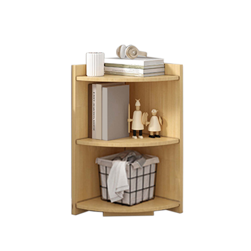 Modern Storage Cabinet Stain Resistant Manufactured Wood Side Cabinet 12"L x 12"W x 35"H Natural Clearhalo 'Cabinets & Chests' 'cabinets_chests' 'furn' 'furn_cabinets_chests' 'Furniture' 'Living Room Furniture' 7469950