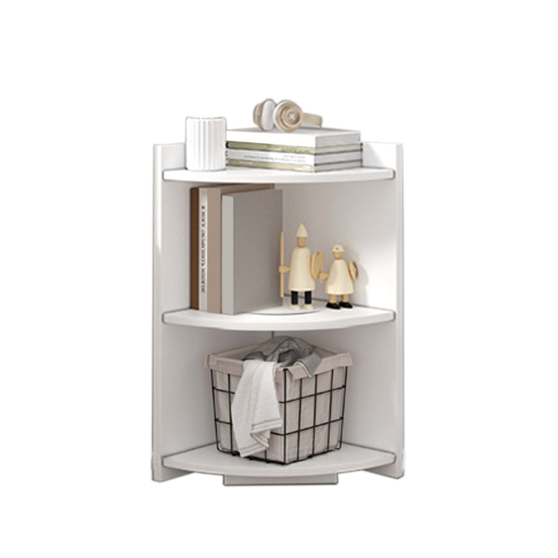 Modern Storage Cabinet Stain Resistant Manufactured Wood Side Cabinet 12"L x 12"W x 35"H White Clearhalo 'Cabinets & Chests' 'cabinets_chests' 'furn' 'furn_cabinets_chests' 'Furniture' 'Living Room Furniture' 7469952