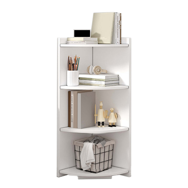 Modern Storage Cabinet Stain Resistant Manufactured Wood Side Cabinet 12"L x 12"W x 47"H White Clearhalo 'Cabinets & Chests' 'cabinets_chests' 'furn' 'furn_cabinets_chests' 'Furniture' 'Living Room Furniture' 7469959