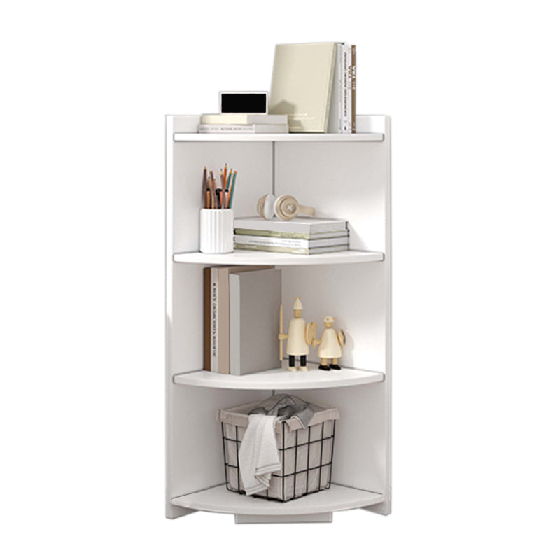 Modern Storage Cabinet Stain Resistant Manufactured Wood Side Cabinet 16"L x 16"W x 47"H White Clearhalo 'Cabinets & Chests' 'cabinets_chests' 'furn' 'furn_cabinets_chests' 'Furniture' 'Living Room Furniture' 7469963