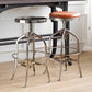 Industrial Metal Legs Bar Stools Indoor Faux Leather Counter Chair Clearhalo 'Bar Furniture' 'Bar Stools' 'bar_stools' 'furn' 'furn_bar_stools' 'Furniture' 'Kitchen & Dining Furniture' 7470149