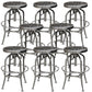 Industrial Metal Legs Bar Stools Indoor Faux Leather Counter Chair Silver 8 Piece Set Clearhalo 'Bar Furniture' 'Bar Stools' 'bar_stools' 'furn' 'furn_bar_stools' 'Furniture' 'Kitchen & Dining Furniture' 7470195