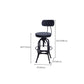 Industrial Metal Legs Bar Stools Indoor Faux Leather Counter Chair Clearhalo 'Bar Furniture' 'Bar Stools' 'bar_stools' 'furn' 'furn_bar_stools' 'Furniture' 'Kitchen & Dining Furniture' 7470216