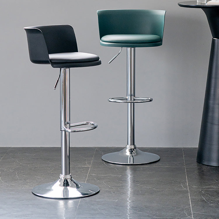 Modern Style Counter Stool Adjustable Height Stool with Footrest