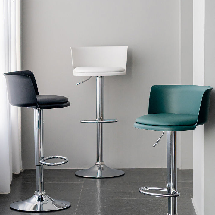 Modern Style Counter Stool Adjustable Height Stool with Footrest