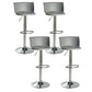 Modern Style Counter Stool Adjustable Height Stool with Footrest