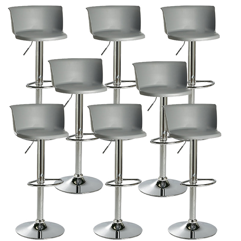 Modern Style Counter Stool Adjustable Height Stool with Footrest