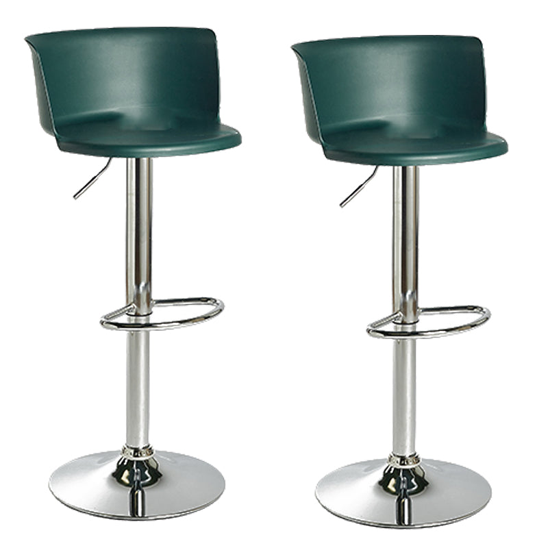Modern Style Counter Stool Adjustable Height Stool with Footrest