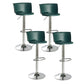 Modern Style Counter Stool Adjustable Height Stool with Footrest