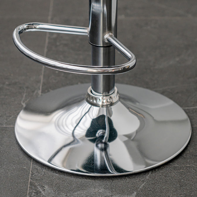 Modern Style Counter Stool Adjustable Height Stool with Footrest