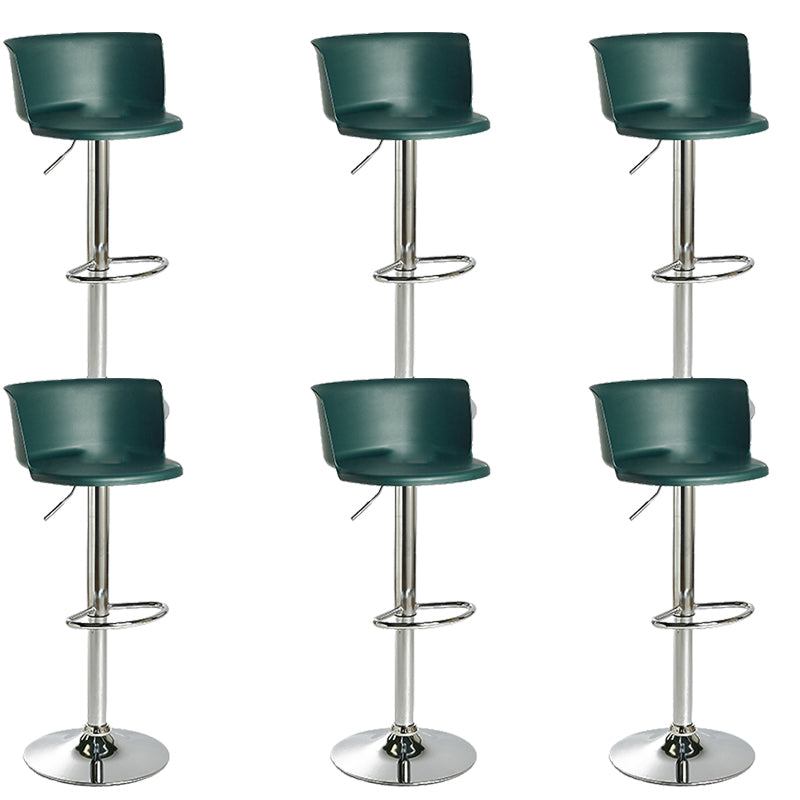 Modern Style Counter Stool Adjustable Height Stool with Footrest