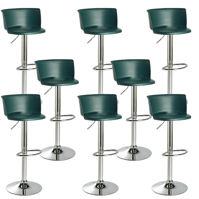 Modern Style Counter Stool Adjustable Height Stool with Footrest