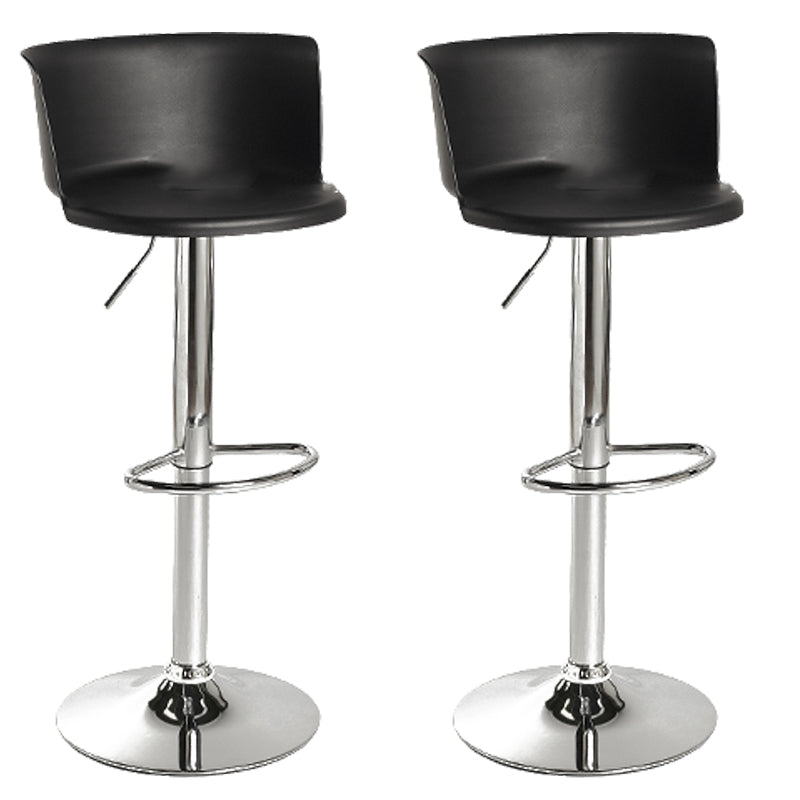 Modern Style Counter Stool Adjustable Height Stool with Footrest