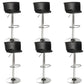 Modern Style Counter Stool Adjustable Height Stool with Footrest