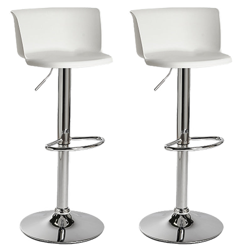 Modern Style Counter Stool Adjustable Height Stool with Footrest