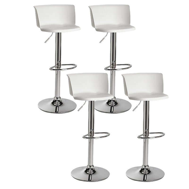 Modern Style Counter Stool Adjustable Height Stool with Footrest