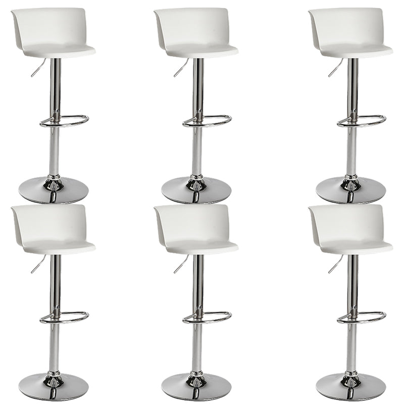 Modern Style Counter Stool Adjustable Height Stool with Footrest
