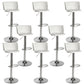 Modern Style Counter Stool Adjustable Height Stool with Footrest