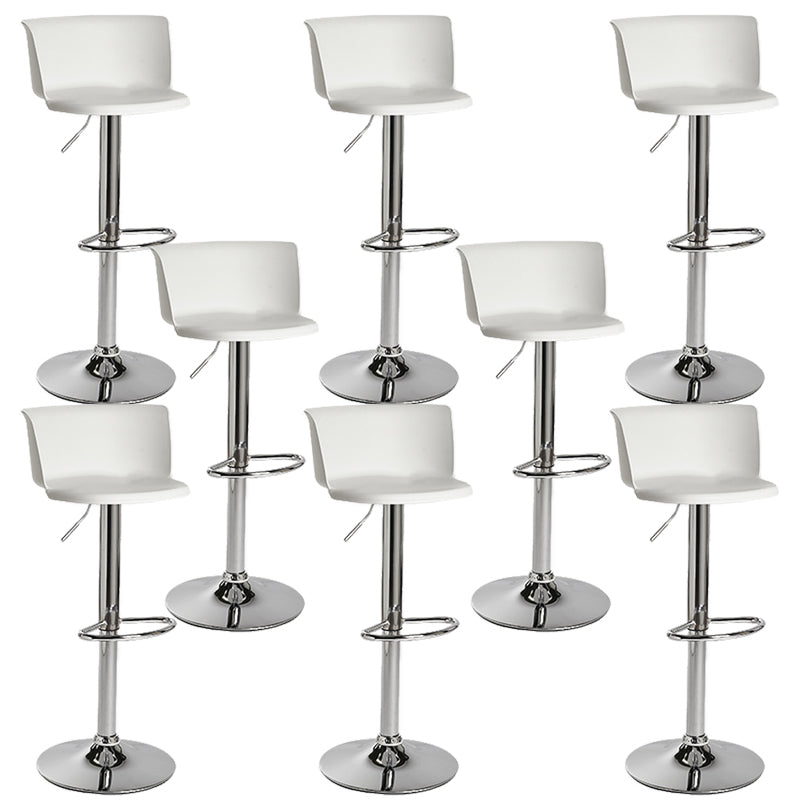 Modern Style Counter Stool Adjustable Height Stool with Footrest