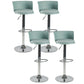 Modern Style Counter Stool Adjustable Height Stool with Footrest