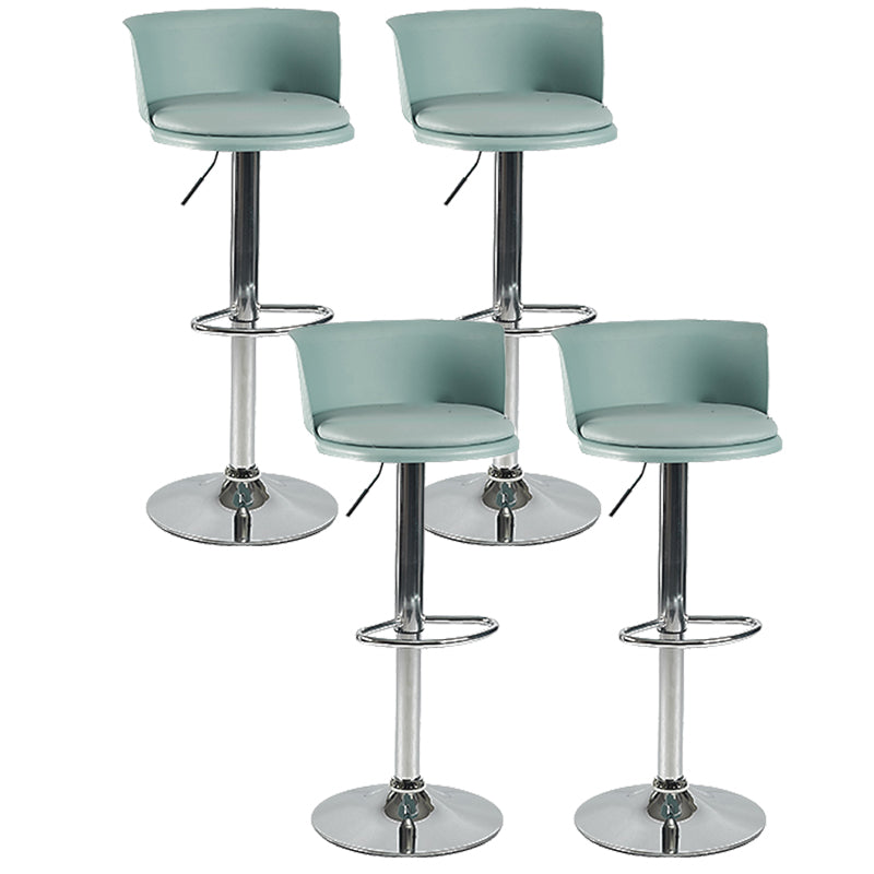 Modern Style Counter Stool Adjustable Height Stool with Footrest