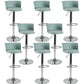 Modern Style Counter Stool Adjustable Height Stool with Footrest
