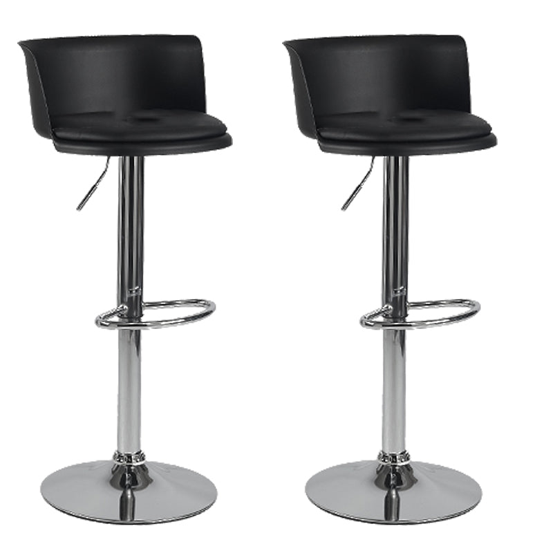 Modern Style Counter Stool Adjustable Height Stool with Footrest