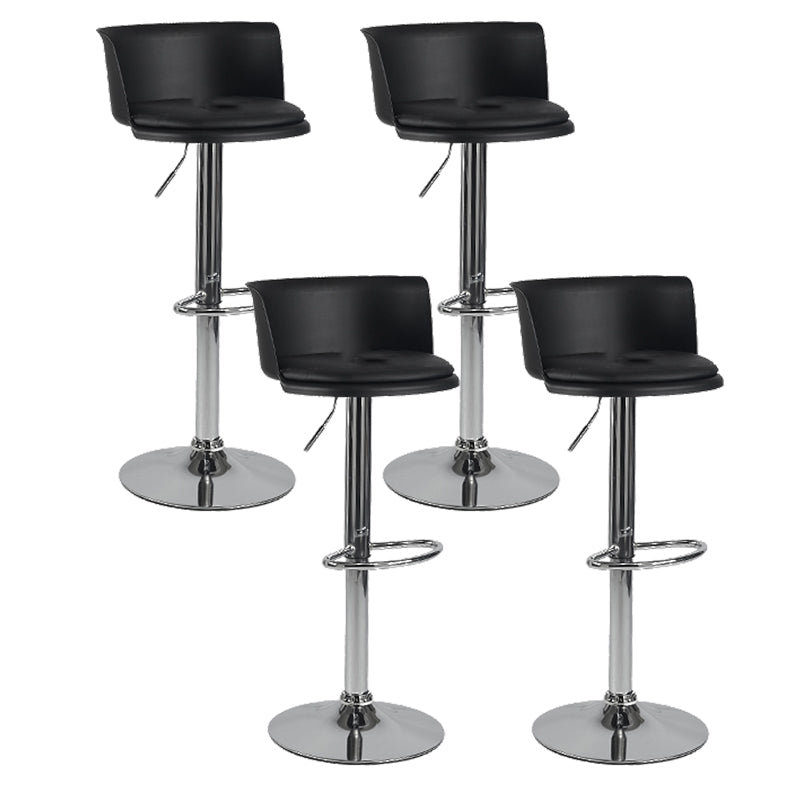 Modern Style Counter Stool Adjustable Height Stool with Footrest