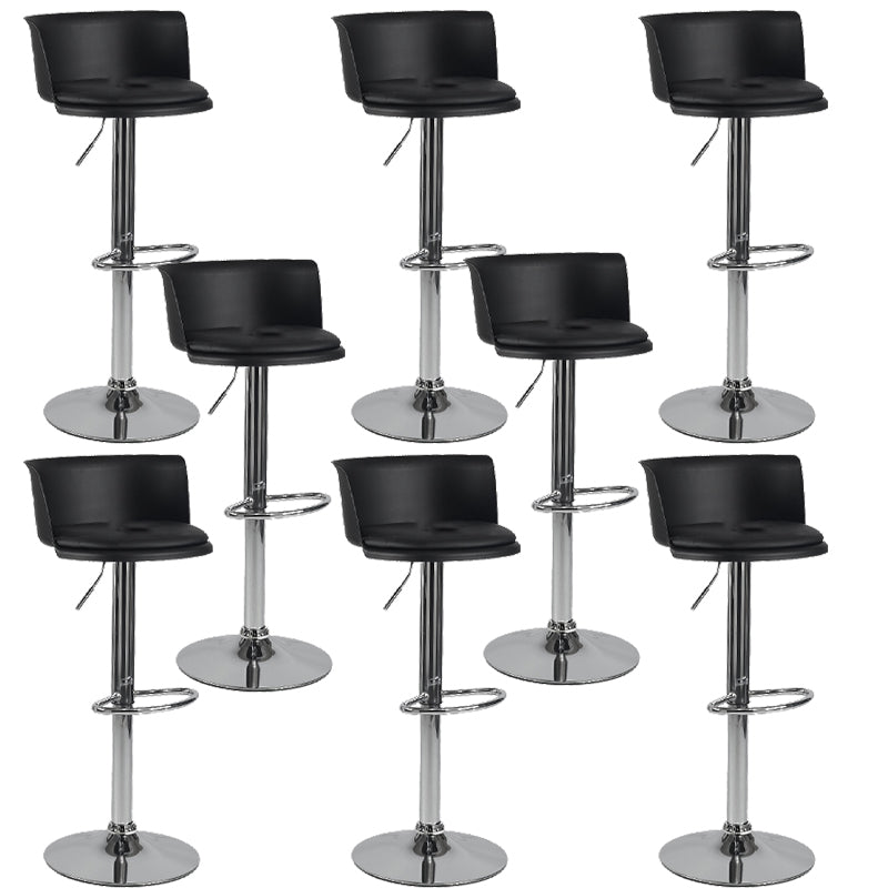Modern Style Counter Stool Adjustable Height Stool with Footrest