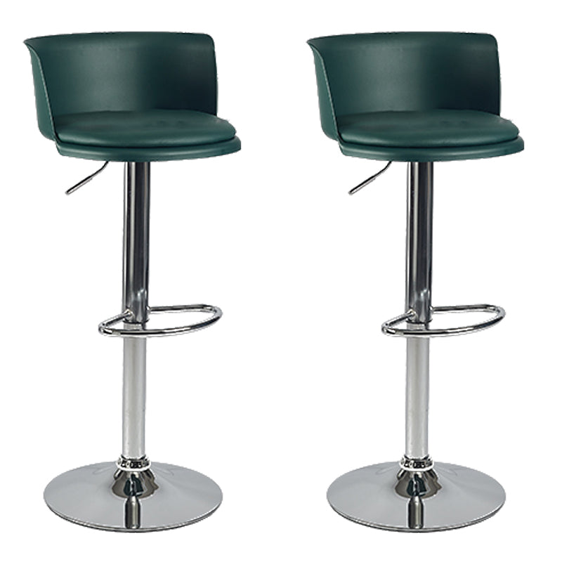 Modern Style Counter Stool Adjustable Height Stool with Footrest