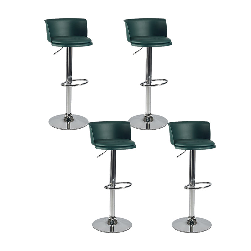 Modern Style Counter Stool Adjustable Height Stool with Footrest