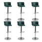 Modern Style Counter Stool Adjustable Height Stool with Footrest