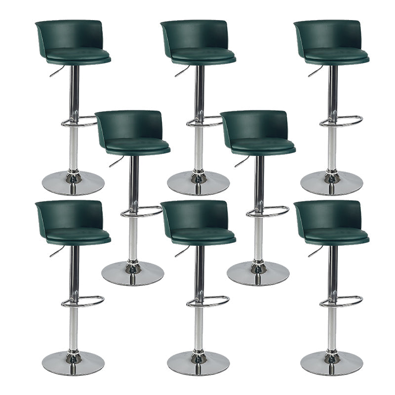 Modern Style Counter Stool Adjustable Height Stool with Footrest