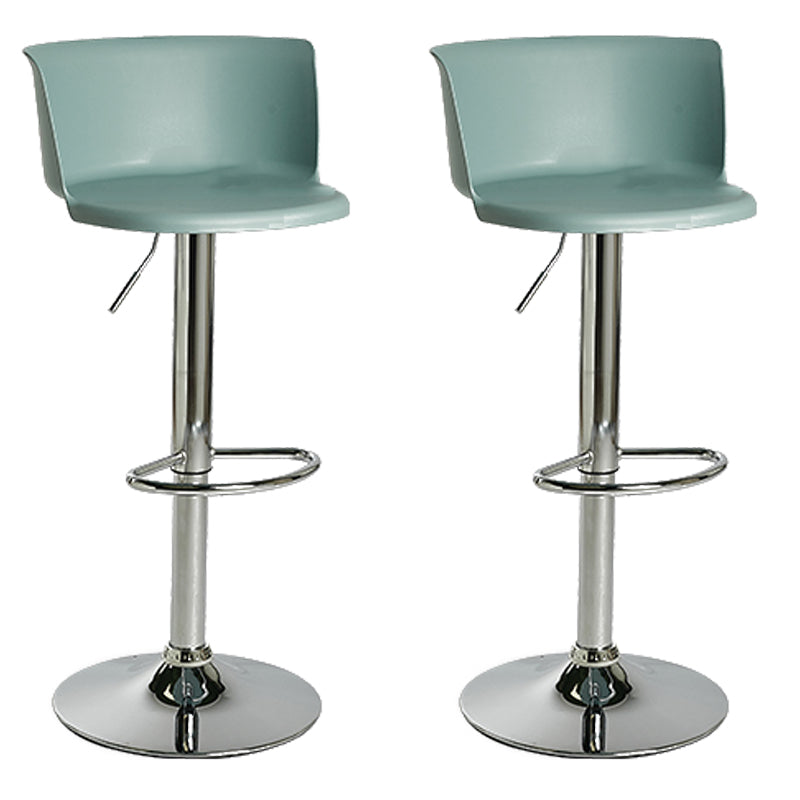 Modern Style Counter Stool Adjustable Height Stool with Footrest