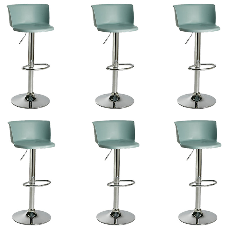 Modern Style Counter Stool Adjustable Height Stool with Footrest