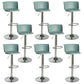 Modern Style Counter Stool Adjustable Height Stool with Footrest