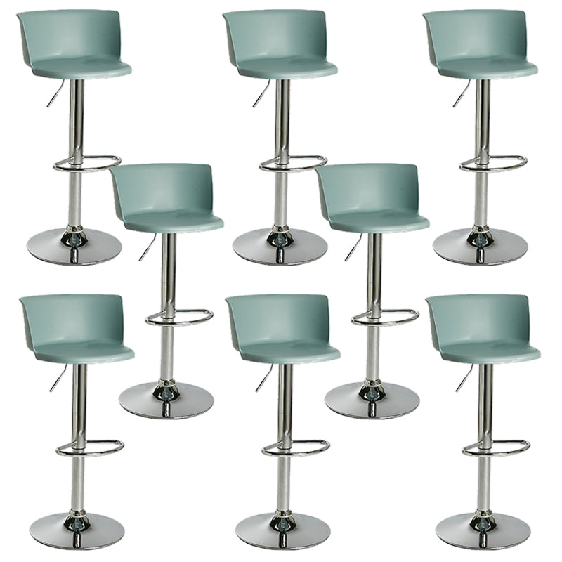 Modern Style Counter Stool Adjustable Height Stool with Footrest