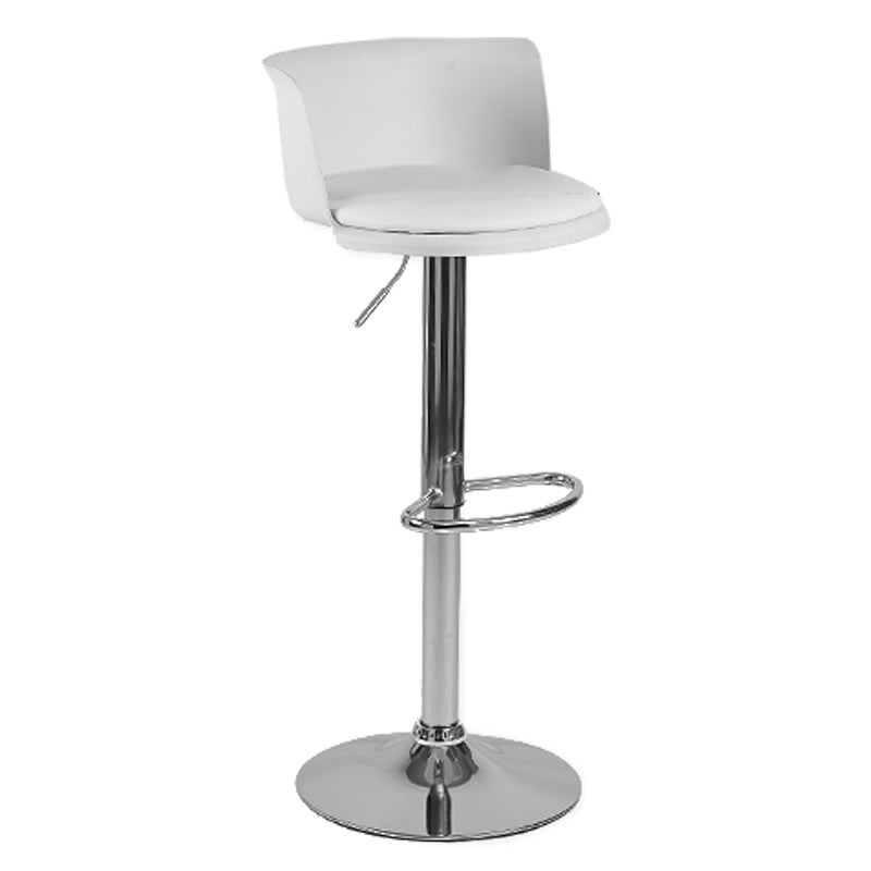 Modern Style Counter Stool Adjustable Height Stool with Footrest
