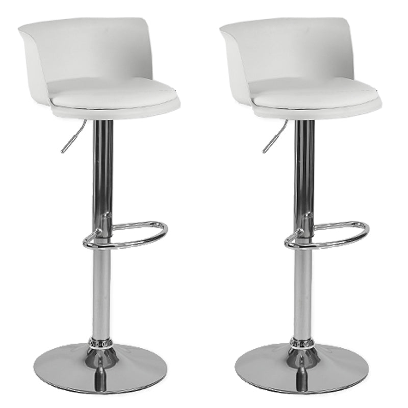 Modern Style Counter Stool Adjustable Height Stool with Footrest