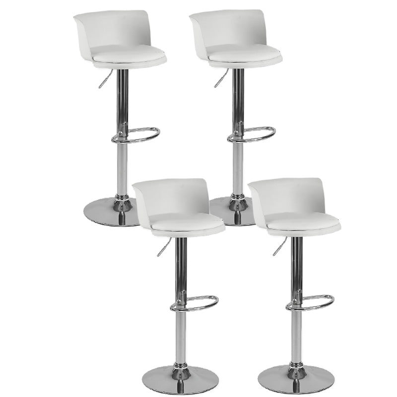 Modern Style Counter Stool Adjustable Height Stool with Footrest